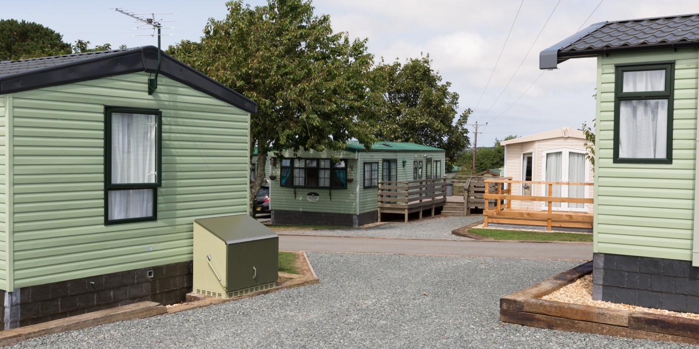 Mobile holiday homes for sale at Globe Vale Holiday Park in Redruth
